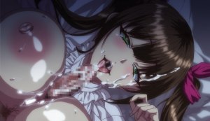 OVA Jashin Shoukan: Inran Kyonyuu Oyako Ikenie Gishiki / Зачатие Дьявола в особняке Потаскух