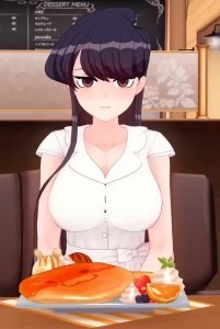 [MMD] Komi-san special training